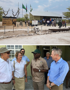 Namibia: Rastlager im Khaudum-Nationalpark umgebaut und renoviert. Fotos: Deutsche Botschaft in Namibia; Francoise Steynberg