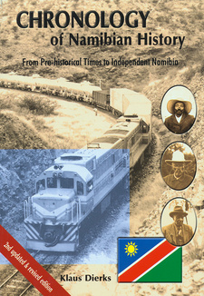 Chronology of Namibian History (Second Edition), by Klaus Dierks. Namibia Scientific Society. 2nd edition, Windhoek. Namibia, 2002. Namibia: ISBN 99916-40-10-X / ISBN 978-99916-40-10-5 Germany: ISBN 3-933117-72-0 / ISBN 978-3-933117-72-4