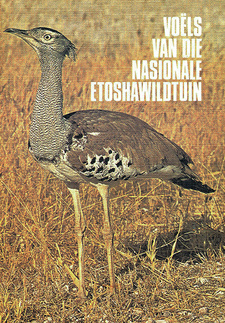 Voels van die Nasionale Etoshawildtuin, deur R. A. C. Jensen en C. F. Clinning. Afdeling Natuurbewaring en Toerisme, S.W.A. Administrasie. Windhoek, Suid-Wes-Afrika 1983