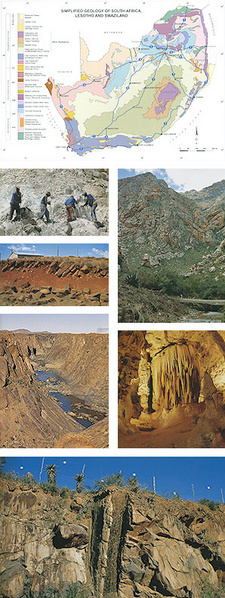 Geological Journeys. A Traveller’s Guide to South Africa’s Rocks and Landforms, by Nick Norman and Gavin Whitfield. ISBN 9781770070622 / ISBN 978-1-77007-062-2