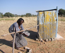 Das in der Ohangwena-Region Namibias gelegene Dorf Ondingwanyama ist das erste von fünf Dörfern, in dem vollständig alle Haushalte über sanitäre Einrichtungen verfügen.