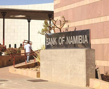 Namibias Leitzins bleibt 2017 bei 7 Prozent. Inflation so hoch wie seit 2009 nicht mehr. Foto: Die Bank of Namibia in Windhoek.