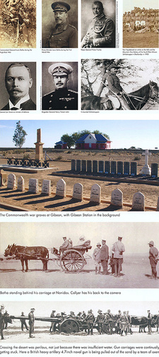 Images from Adam Cruise's book Louis Botha's War. The campaign in German South-West Africa 1914-1915 (ISBN 9781770227521 / ISBN 978-1-77022-752-1)