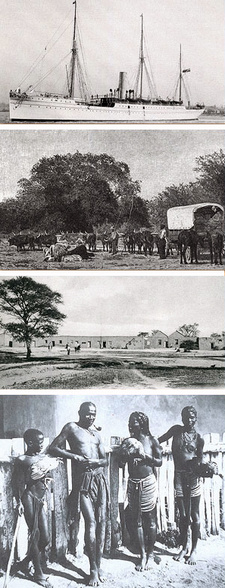 Bildauszug aus: Abenteuer in Südwestafrika 1894-1898, von Eberhard Rosenblad