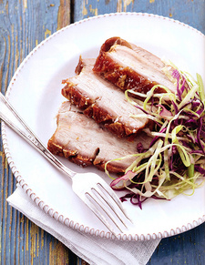 This is how delicious, crisp pork belly can look like. The recipe and this appetizing photo is from Hilary Biller's braaibook Fuss-free Braais (ISBN 9781431700097).