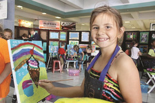 Helga Mertens und ihre Kunstschüler präsentieren ihre jährliche 'Kleinkunst'  bis zum 23.10.2013 im Auas-Valley-Einkaufszentrum in Windhoek, Namibia.