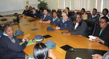 1700 engagierte Polizeibeamtinnen waren bei der bei jüngsten Basadi-Initiative, die die Polizei Namibias vom 07. bis 10.05.2018 veranstaltete, dabei.