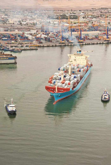 Hafenbehörde Namibias NamPort mit Prädikat Port of Excellence.