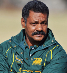 Der Südafrikaner Peter de Villiers ist ehemaliger Rugby-Profi und Trainer der Springboks.