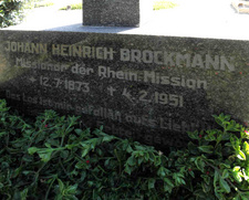 Grabstelle von Heinrich Johann Brockmann (1873-1951) auf dem Swakopmunder Friedhof.