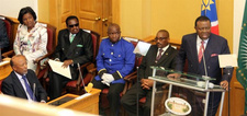 Namibias Präsident Hage Geingob hält erfrischende Antrittsrede.