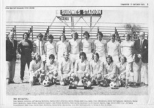 South West Africa football stars of 1975/1976: The white SWA side 1975. (Collection Hasso Ahrens)