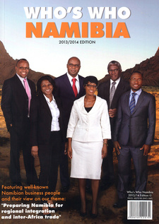 Who's Who Namibia 2013/2014, by Thea Visser. Virtual Marketing; Windhoek, Namibia 2013; ISSN 2026-7452