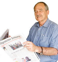 Eberhard Albin Hofmann ist ein deutscher Journalist und ehemaliger Chefredakteur der Allgemeinen Zeitung in Windhoek, Namibia.
