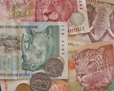 Südafrika-Währung Rand erhält neues Aussehen.