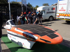 African Solar Car Ilanga II: südafrikanisches Solar-Auto. Foto: Simon Kunert