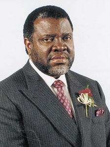 Eindrücke von Namibias Präsidenten Hage Geingob.