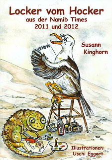 Locker vom Hocker, Band 1, von Susann Kinghorn. Illustrationen: Uschi Eggert. Selbstverlag, 2011. ISBN 9789994578320