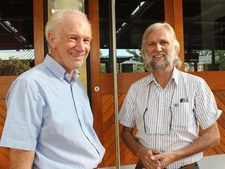 Dr. Andreas Wienecke (rechts) neuer TUCSIN-Direktor in Namibia. © Wiebke Schmidt