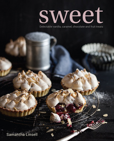 Sweet: Delectable vanilla, caramel, chocolate and fruit treats, by Samantha Linsell. Penguin Random House South Africa, Struik Lifestyle. Cape Town, South Africa 2015. ISBN 9781432303358 / ISBN 978-1-4323-0335-8