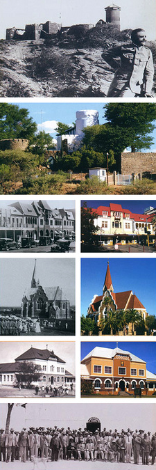 Bildauszug: Windhoek. Der kleine Stadtführer, von Conny von Dewitz. Kuiseb-Verlag. Windhoek, Namibia 2009. ISBN 9783941602175 / ISBN 978-3-941602-17-5 (Deutschland)