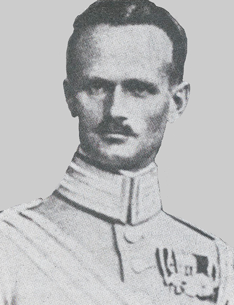 Hauptmann Rüdiger Weck (1878-1915) war ein deutscher Offizier im Generalstab ...