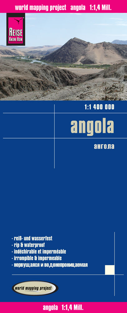 Angola-Karte (Reise Know-How) Angola Map