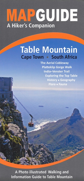 Map Guide Table Mountain in Cape Town, South Africa