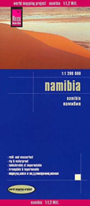 Namibia-Karte (Reise Know-how) Namibia Map 1:1.200.000