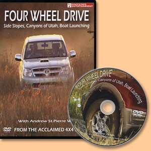 Four Wheel Drive. Side Slopes, Canyons of Utah, Boat Launching. DVD Film