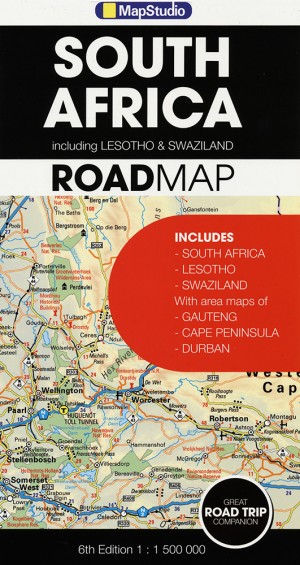South Africa Road Map (MapStudio)
