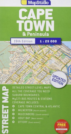Cape Town & Peninsula Street Map (Mapstudio)