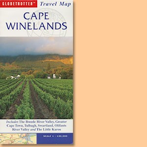 Cape Winelands Globetrotter Travel Map
