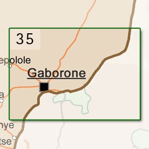 Gaborone [1:250.000]