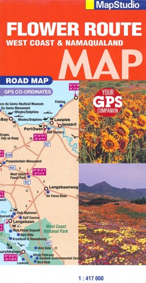 Flower Route, West Coast & Namaqualand Road Map (MapStudio)