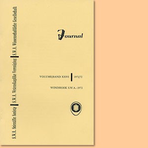 JOURNAL Vol. 26 (1971-72)   