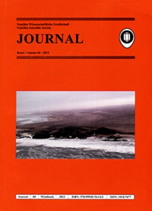 Journal 60-2012 (Namibia Wissenschaftliche Gesellschaft / Namibia Scientific Society)