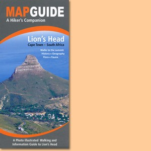 Map Guide Lion's Head in Cape Town, South Africa