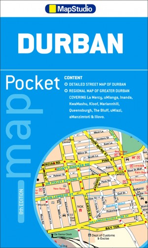 Durban Pocket Map (MapStudio)