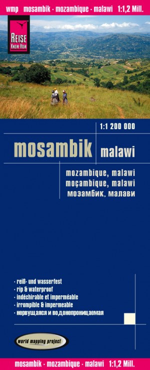 Mosambik-Mozambique-Malawi-Karte (Reise Know-How)