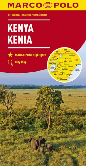  Kenya Map 1:1.000.000 (Marco Polo)