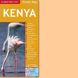 Kenya Travel Map 1:1.300.000 (Globetrotter)