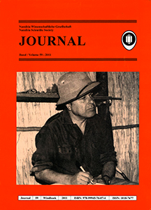 Journal 59-2011 (Namibia Wissenschaftliche Gesellschaft)