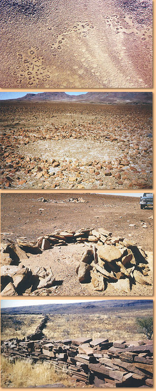 Sie bauten, doch sie blieben nicht. Zur Steinkreisarchitektur der einstigen Wanderhirten in der Namib