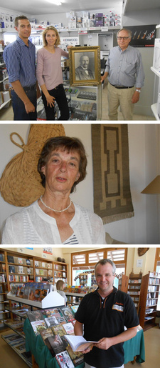 Swakopmunder Resümee für Namibia 2017 von Hartmut Fahrbach (Otto Günther) Foto oben, Margit d´Avignon (Hotel-Pension d´Avignon) Foto Mitte und Joachim von Wietersheim (Swakopmunder Buchhandlung).