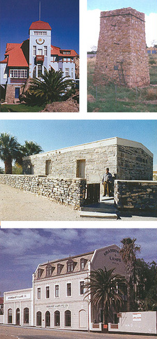 Bilder aus Nationale Denkmäler in Namibia. Ein Inventar der proklamierten nationalen Denkmäler in der Republik Namibia, von Andreas Vogt.