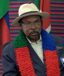 Hidipo Hamutenya zurück in der SWAPO. Foto: Nampa