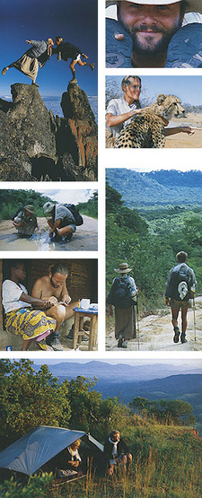Afrika zu Fuß - Vom Kap der Guten Hoffnung zum Kilimandscharo, von Sonia Poussin und Alexandre Poussin.