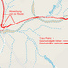 Im Zusammenhang mit dem Thema GPS-Navigation steht der Begriff Track für eine Abfolge von GPS-Positionen einer zurückgelegten Strecke. Hier ein Beispiel, anhand einer Namibia-Karte dargestellt.