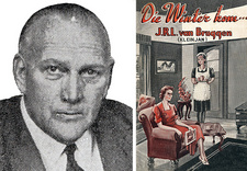 Die prosaskrywer en digter Dr. J. R. L. van Bruggen 'Kleinjan' (1895-1948). Regterhand sy laaste roman 'Die Winter kom' wat eers 1950, nadat hy gesterf het, verskyn.